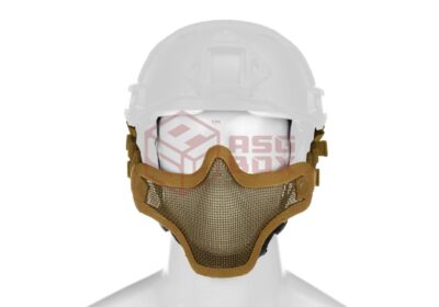 Invader Gear Steel Half Face Mask FAST Version Tan