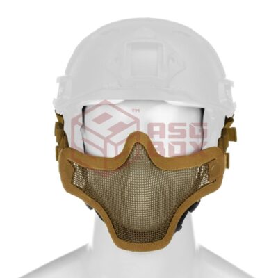 Invader Gear Steel Half Face Mask FAST Version Tan