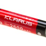Klarus 18650 Battery 3.7V 2600mAh Black/Red