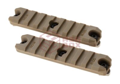 Amoeba 3.5 Inch M-LOK Plastic Rail 2-Pack Dark Earth