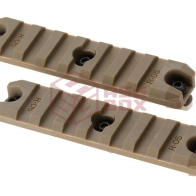 Amoeba 3.5 Inch M-LOK Plastic Rail 2-Pack Dark Earth