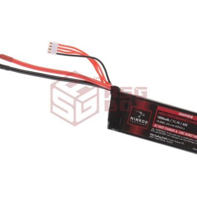 Nimrod Lipo 11.1V 1800mAh 65C Graphene T-Plug Black