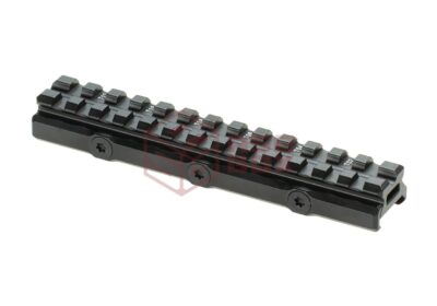 Leapers Universal Super Slim Riser Mount 13 Slot 0.50' Black