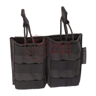 Clawgear 5.56mm Open Double Mag Pouch Core Black