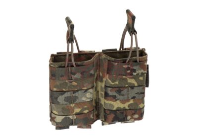 Clawgear 5.56mm Open Double Mag Pouch Core Flecktarn