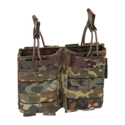 Clawgear 5.56mm Open Double Mag Pouch Core Flecktarn