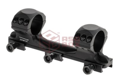 Vector Optics 30mm X-Accu One Piece 20 MOA Med Picatinny Mount Black