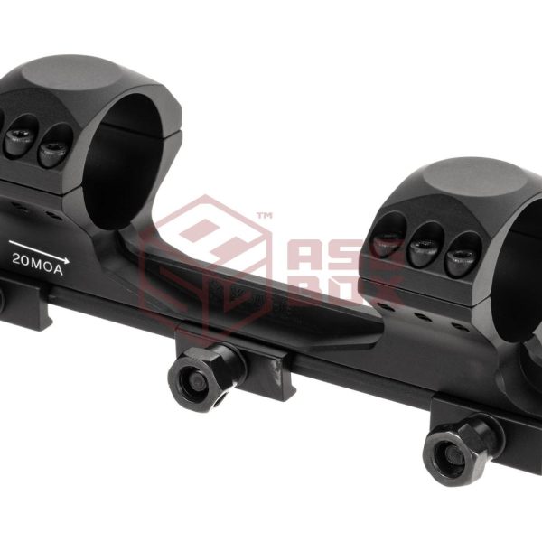 Vector Optics 30mm X-Accu One Piece 20 MOA Med Picatinny Mount Black
