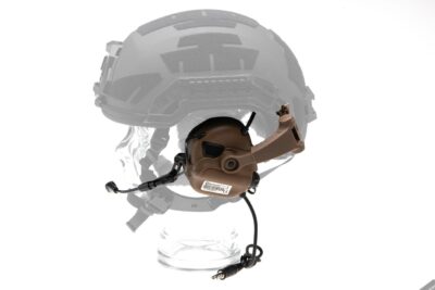 Earmor M32X Plus Hearing Protection Set for ARC Helmet Rails Coyote - obrazek 2