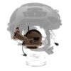 Earmor M32X Plus Hearing Protection Set for ARC Helmet Rails Coyote OD-TM-12729630100 asgbox.pl
