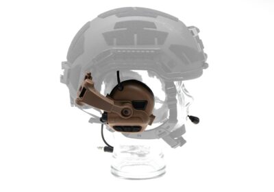 Earmor M32X Plus Hearing Protection Set for ARC Helmet Rails Coyote - obrazek 3
