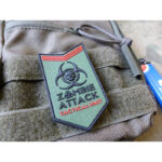 3D PVC ZOMBIE ATTACK Patch - Green - obrazek 2