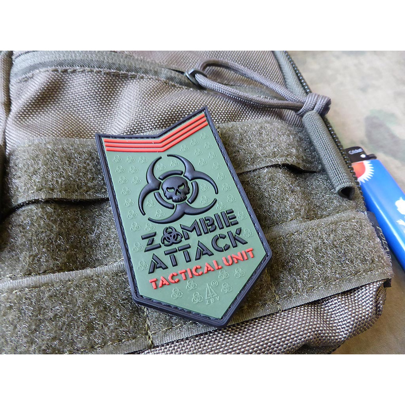 JTG - Zombie Attack Patch, olive OD-A-P3DP049 asgbox.pl JTG - Zombie Attack Patch, olive