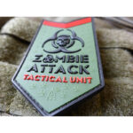 3D PVC ZOMBIE ATTACK Patch - Green - obrazek 3