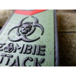 3D PVC ZOMBIE ATTACK Patch - Green - obrazek 4