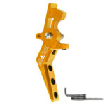 CNC Aluminum Advanced Speed Trigger (Style A) (Dark Earth) for M16 AEG Series - obrazek 2
