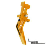 CNC Aluminum Advanced Speed Trigger (Style A) (Dark Earth) for M16 AEG Series - obrazek 3