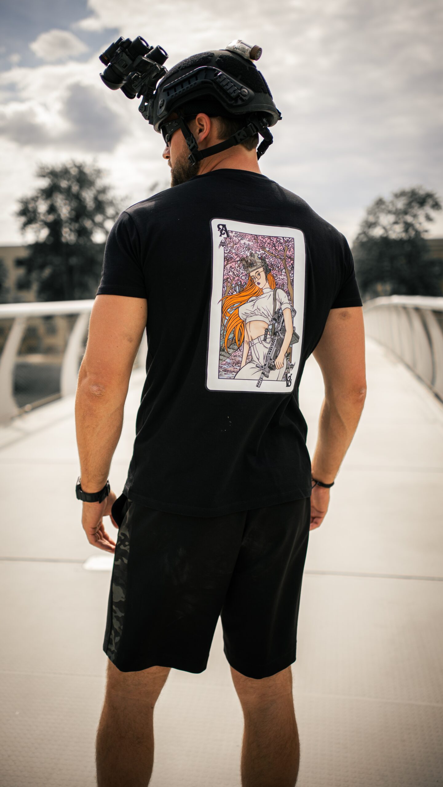 ANAREUS T-shirt Lethal Beauties (ACE) - Black OD-A-ANAR101-S asgbox.pl ANAREUS T-shirt Lethal Beauties (ACE) - Black - obrazek 3