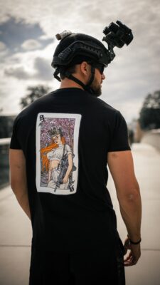 ANAREUS T-shirt Lethal Beauties (ACE) - Black - obrazek 5