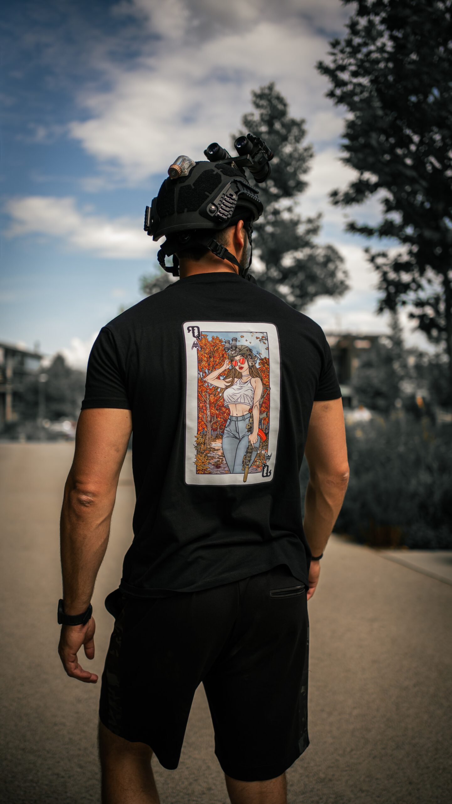 ANAREUS T-shirt Lethal Beauties (QUEEN) - Black OD-A-ANAR103-S asgbox.pl ANAREUS T-shirt Lethal Beauties (QUEEN) - Black - obrazek 4