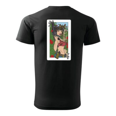 ANAREUS T-shirt Lethal Beauties (JACK) - Black
