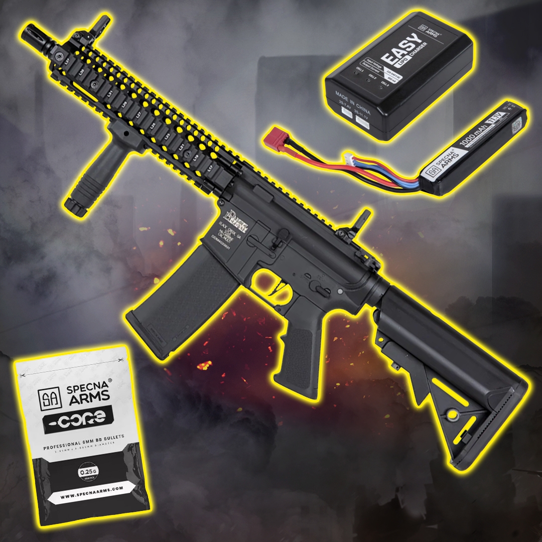 VALUE PACK Set SA Daniel Defense(R) MK18 (SA-C19 CORE(TM) HAL ETU(TM) Gen2) - Black OD-A-START25 asgbox.pl VALUE PACK Set SA Daniel Defense(R) MK18 (SA-C19 CORE(TM) HAL ETU(TM) Gen2) - Black