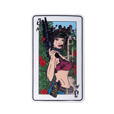 ANAREUS Sticker Lethal Beauties (JACK) - White