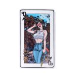 ANAREUS Sticker Lethal Beauties (QUEEN) - White