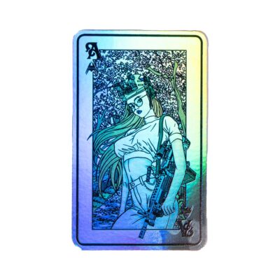 Alternative view of ANAREUS Set of Stickers Lethal Beauties (4 Pieces) - Holographic