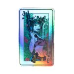 ANAREUS Set of Stickers Lethal Beauties (4 Pieces) - Holographic - obrazek 3