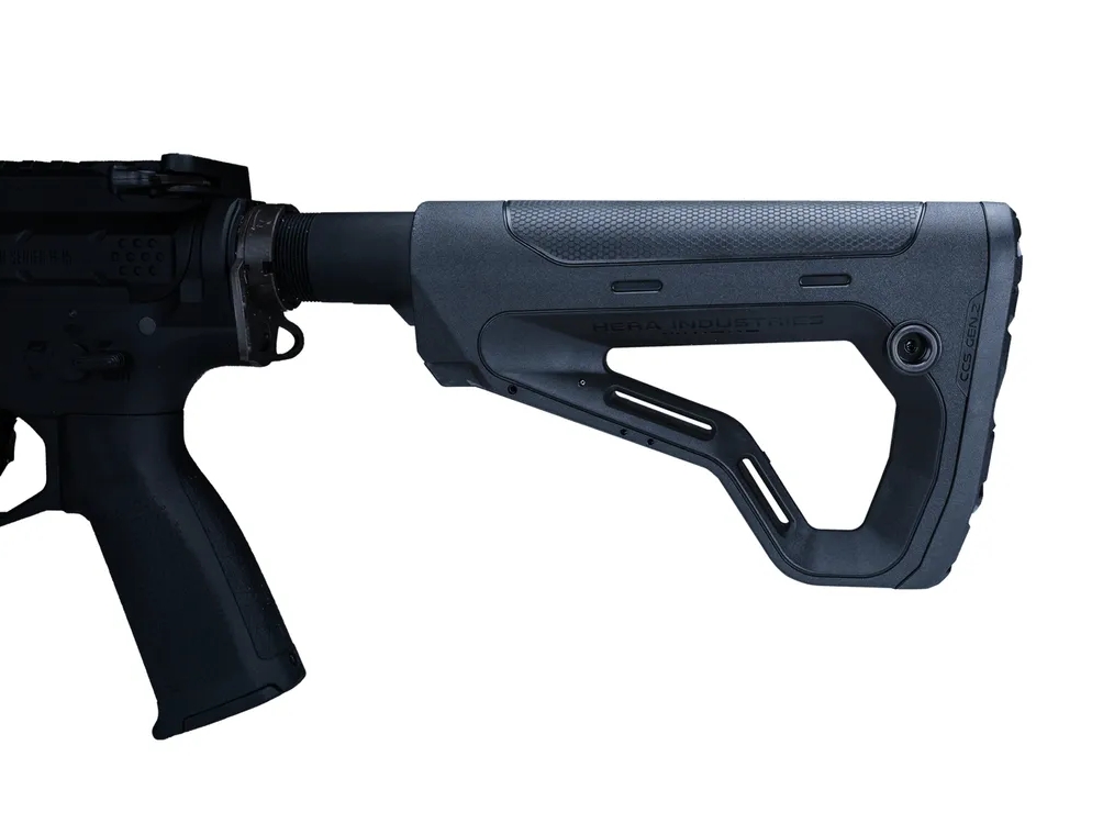 HERA ARMS CCS Gen2 M4 / AR15 Mil-Spec Retractable Stock - Black OD-A-HA005-BK asgbox.pl HERA ARMS CCS Gen2 M4 / AR15 Mil-Spec Retractable Stock - Black - obrazek 3
