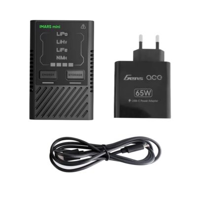 Gens ACE Charger G-TECH iMars Mini 2-4S, 60W (USB-C) plus AC Adapter and Cable