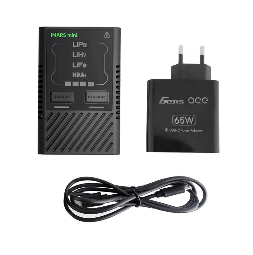 Gens ACE Charger G-TECH iMars Mini 2-4S, 60W (USB-C) plus AC Adapter and Cable OD-A-GEA60WE1 asgbox.pl Gens ACE Charger G-TECH iMars Mini 2-4S, 60W (USB-C) plus AC Adapter and Cable
