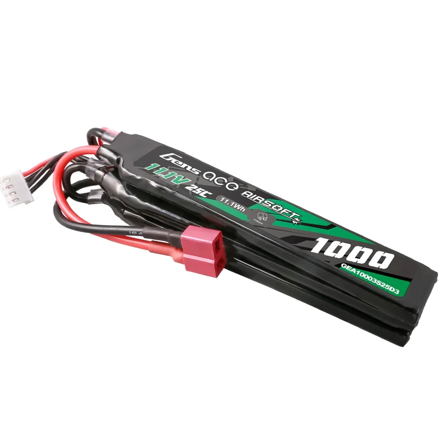 Gens ACE Li-Pol Battery 11.1V 1000mAh, 25C, T-Dean - Crane OD-A-GEA10003S25D3 asgbox.pl Gens ACE Li-Pol Battery 11.1V 1000mAh, 25C, T-Dean - Crane - obrazek 5
