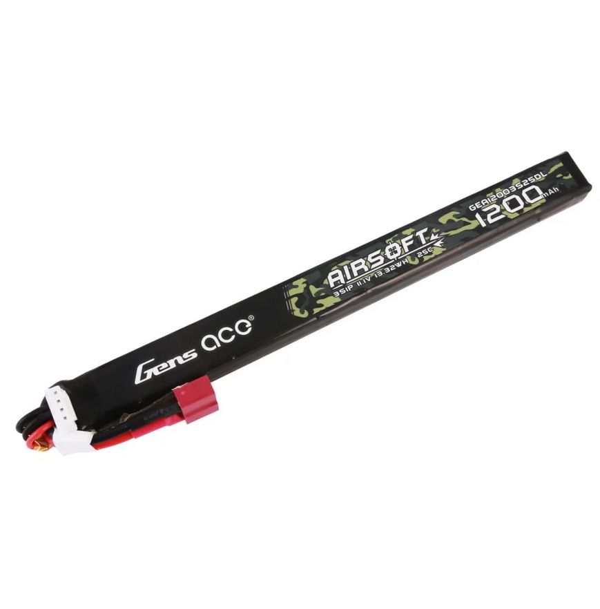 Gens ACE Li-Pol Battery 11.1V 1200mAh, 25C, T-Dean - Stick OD-A-GEA12003S25DL asgbox.pl Gens ACE Li-Pol Battery 11.1V 1200mAh, 25C, T-Dean - Stick - obrazek 2