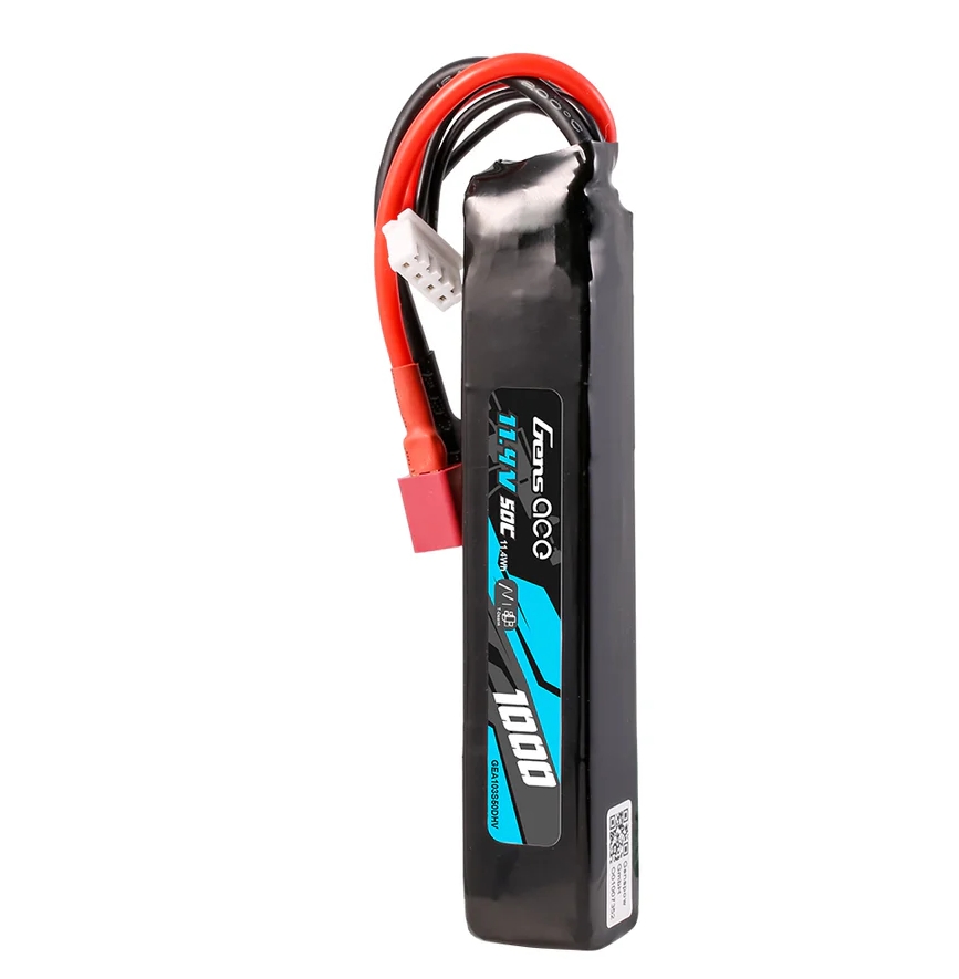 Gens ACE Li-Pol Battery HV 11.4V 1000mAh, 50C, T-Dean - Buffer Stick OD-A-GEA103S50DHV asgbox.pl Gens ACE Li-Pol Battery HV 11.4V 1000mAh, 50C, T-Dean - Buffer Stick - obrazek 3