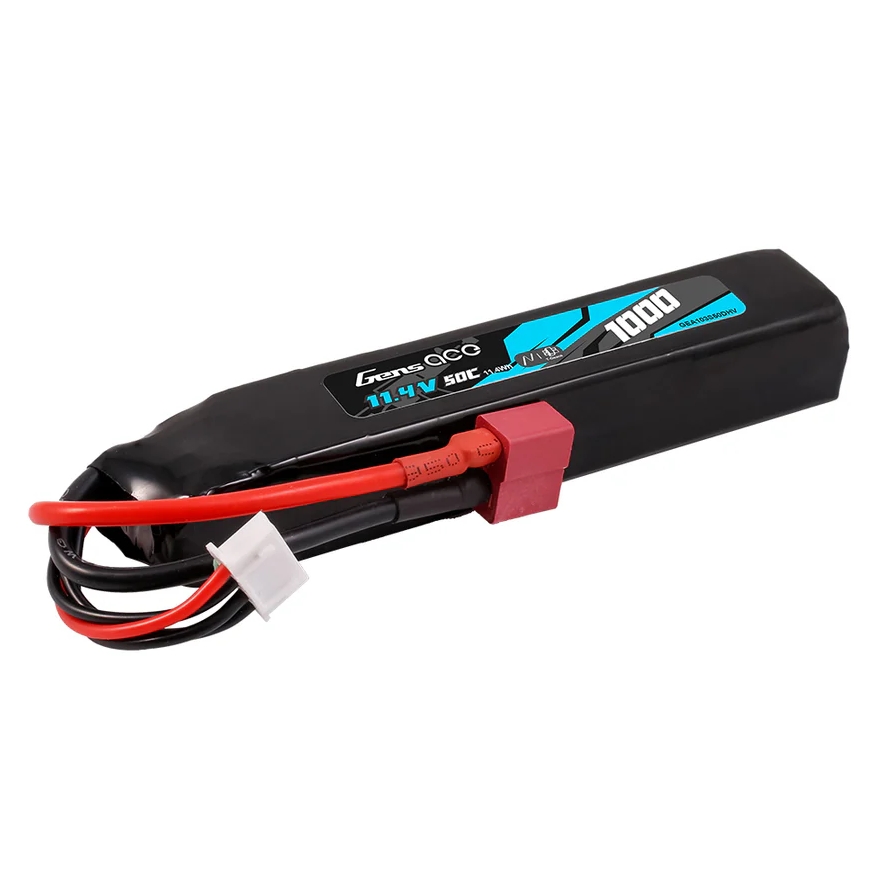 Gens ACE Li-Pol Battery HV 11.4V 1000mAh, 50C, T-Dean - Buffer Stick OD-A-GEA103S50DHV asgbox.pl Gens ACE Li-Pol Battery HV 11.4V 1000mAh, 50C, T-Dean - Buffer Stick - obrazek 4
