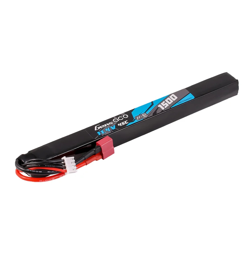 Gens ACE Li-Pol Battery HV 11.4V 1500mAh, 45C, T-Dean - Stick OD-A-GEA153S45DHV asgbox.pl Gens ACE Li-Pol Battery HV 11.4V 1500mAh, 45C, T-Dean - Stick - obrazek 3