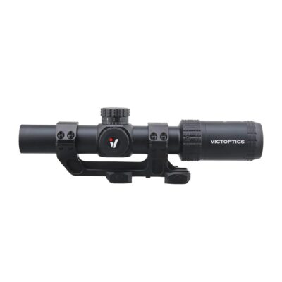 VictOptics LPVO Riflescope S6 1–6x24 plus One-Piece High Mount - Black