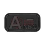 JTG Bloodtype Rubber Patch A Neg Blackops