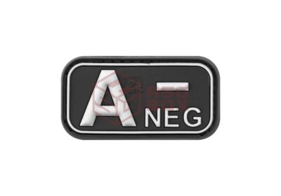 JTG Bloodtype Rubber Patch A Neg SWAT
