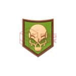 JTG SOF Skull Rubber Patch Green