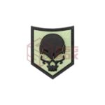 JTG SOF Skull Rubber Patch Glow Back
