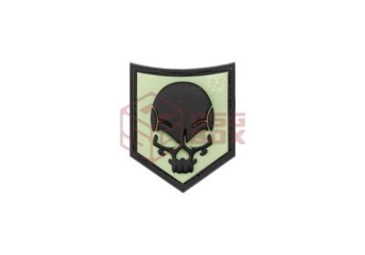 JTG SOF Skull Rubber Patch Glow Back