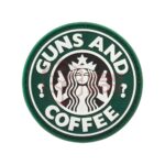 JTG Guns and Coffee Rubber Patch Multicolor