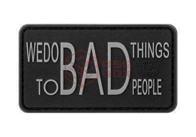 JTG We do bad Things Rubber Patch SWAT