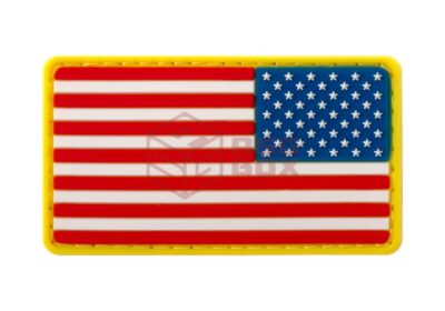 JTG US Flag Rubber Patch Reversed Multicolor