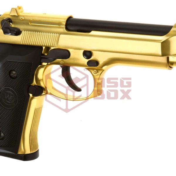 WE M9 Full Metal GBB Gold