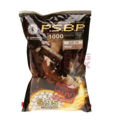 0.25g Perfect BBs 1000rds White