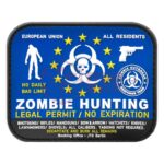 JTG Zombie Hunter Rubber Patch Multicolor